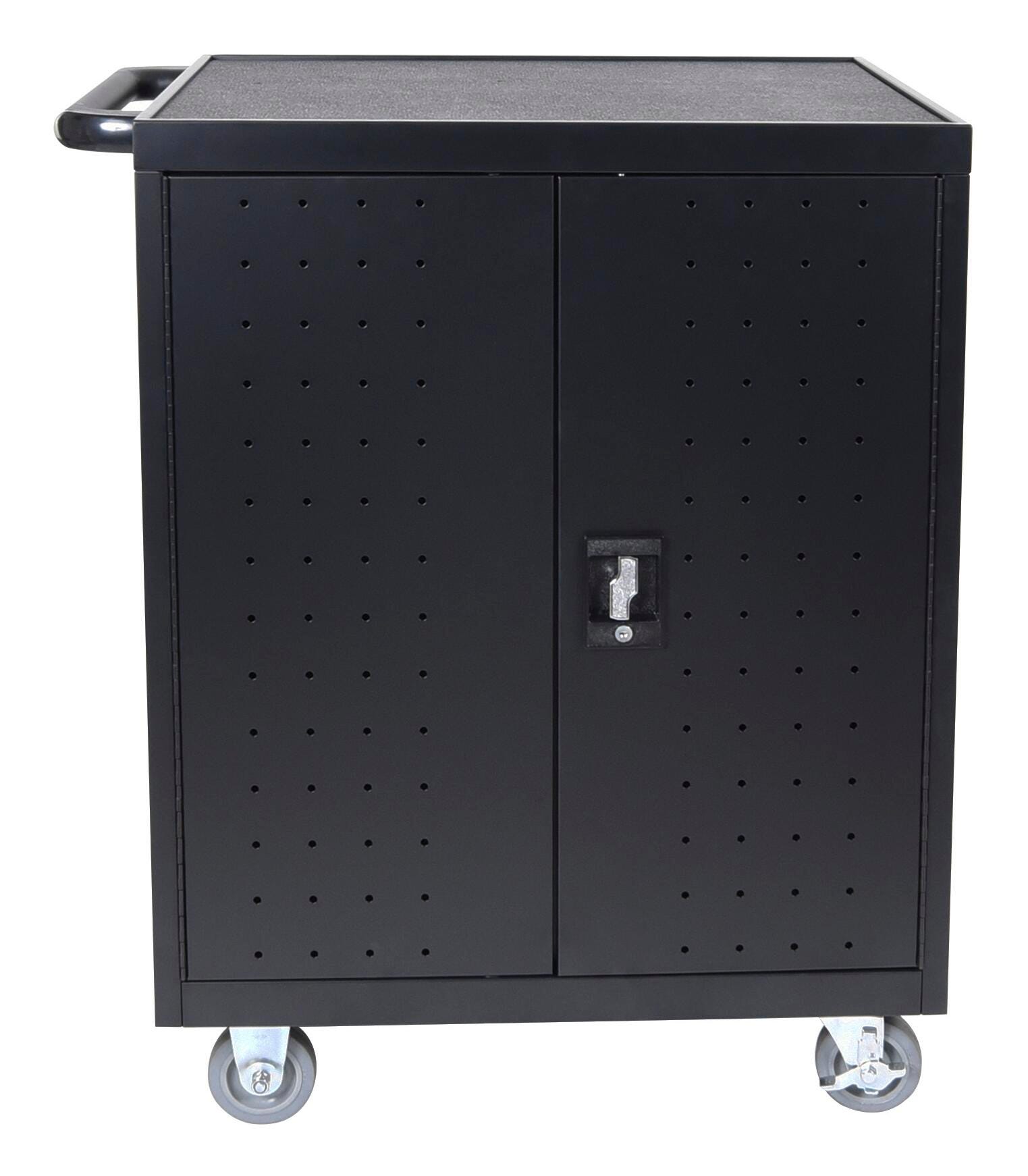 Luxor Laptop and Chromebook Charging Cart with Timer 1581423